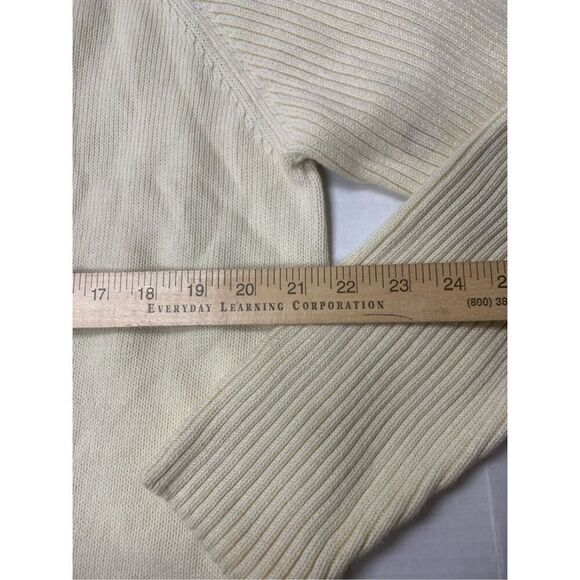 Vintage Indigo Red Graphic Spellout Sweater - Picture 6 of 8